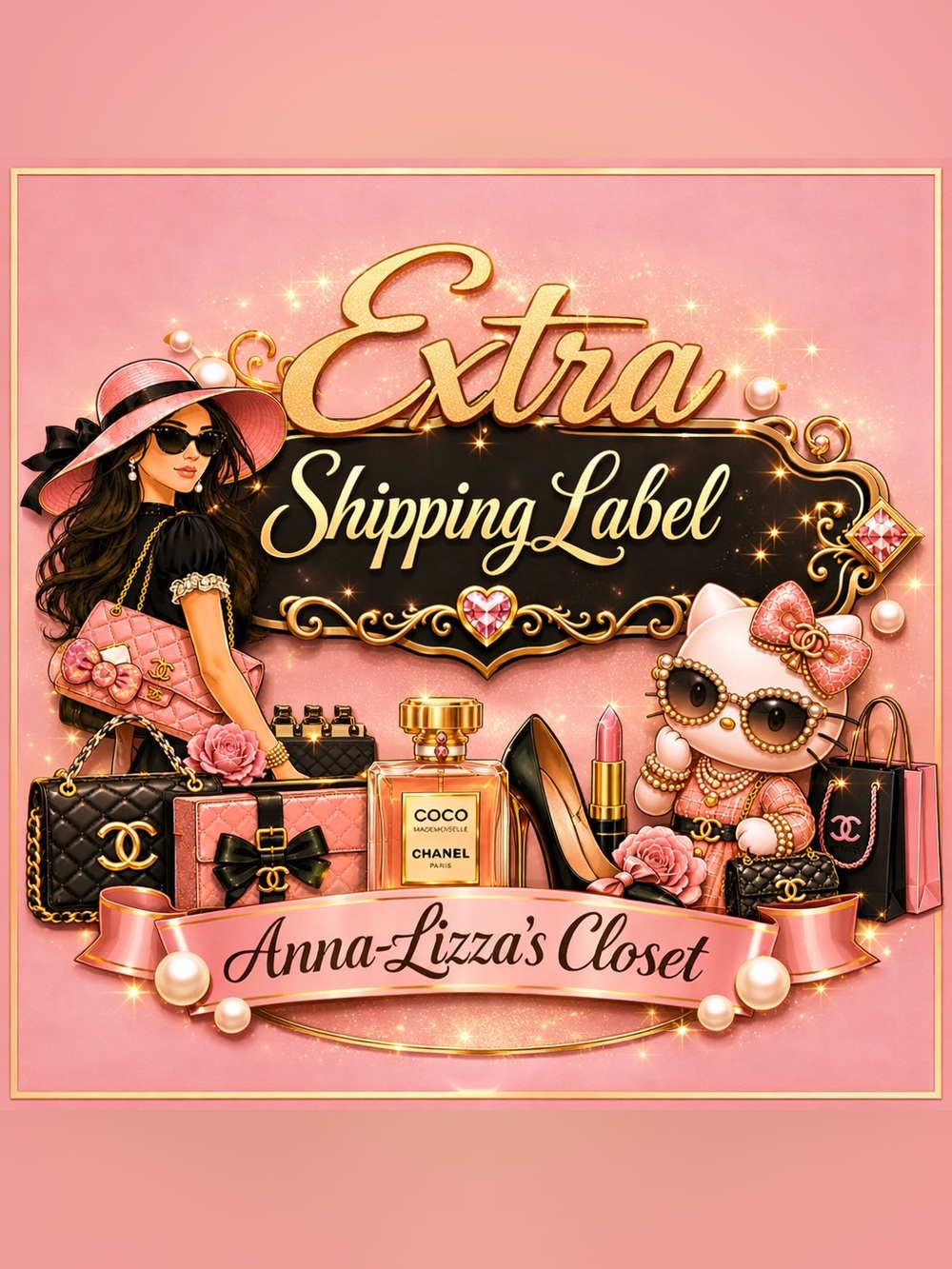 📦EXTRA SHIPPING LABEL📦